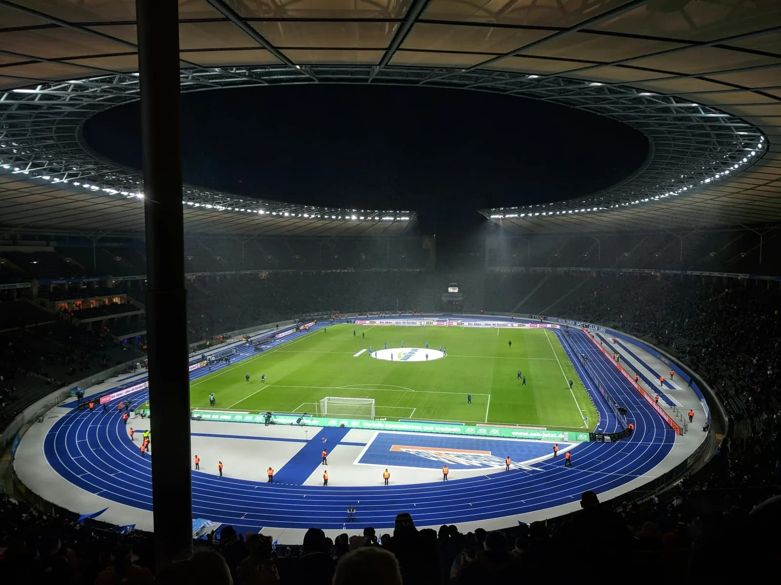 Guests in a hospitality box at a stadium