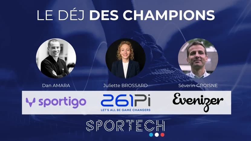 Le plateau du Déj des Champions, le live LinkedIn du collectif Sportech